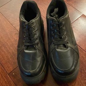 Chunky black shoes